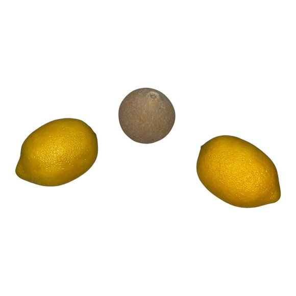 Lot 8 Plastic Fruit Home Decor Staging Banana Apple Lemon Orange Pomegranate - Picture 4 of 7